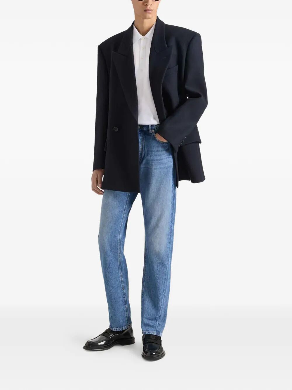 Givenchy Men Couture Seam Straight Fit Shadow Washed Jeans GIVENCHY
