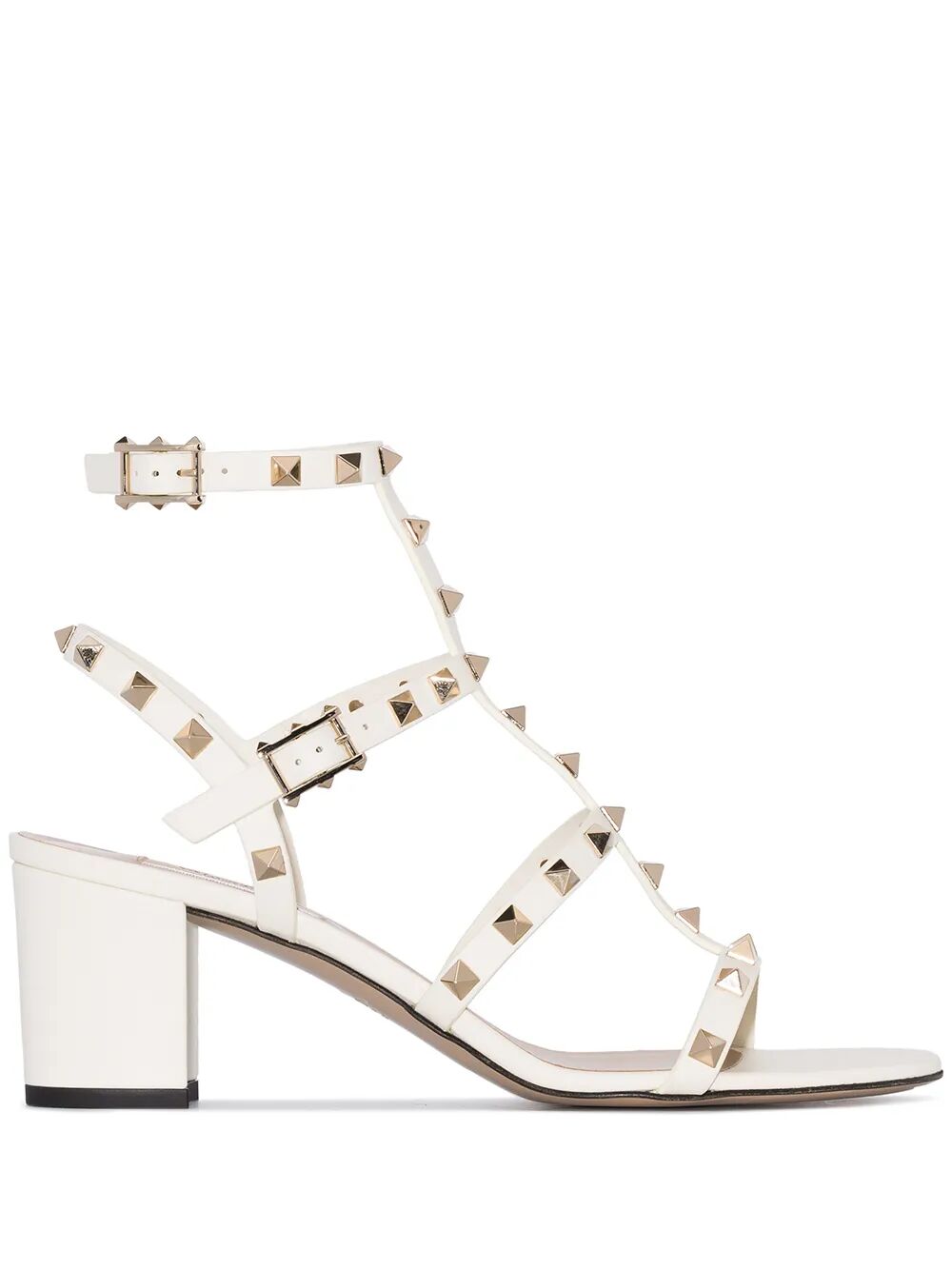Valentino Garavani Women Rockstud 60 Leather Ankle Strap Sandals VALENTINO GARAVANI