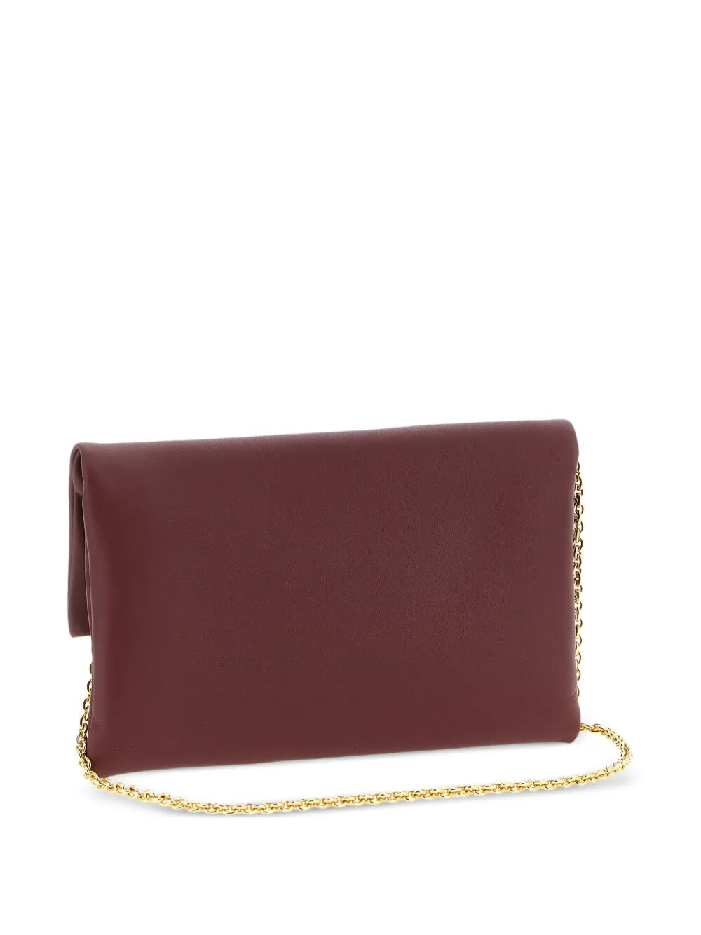 Fendi Women Nappa Leather Mamma Baguette Pouch With Chain FENDI