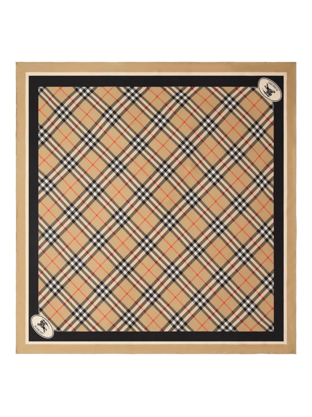 Burberry Women Check Silk Scarf BURBERRY