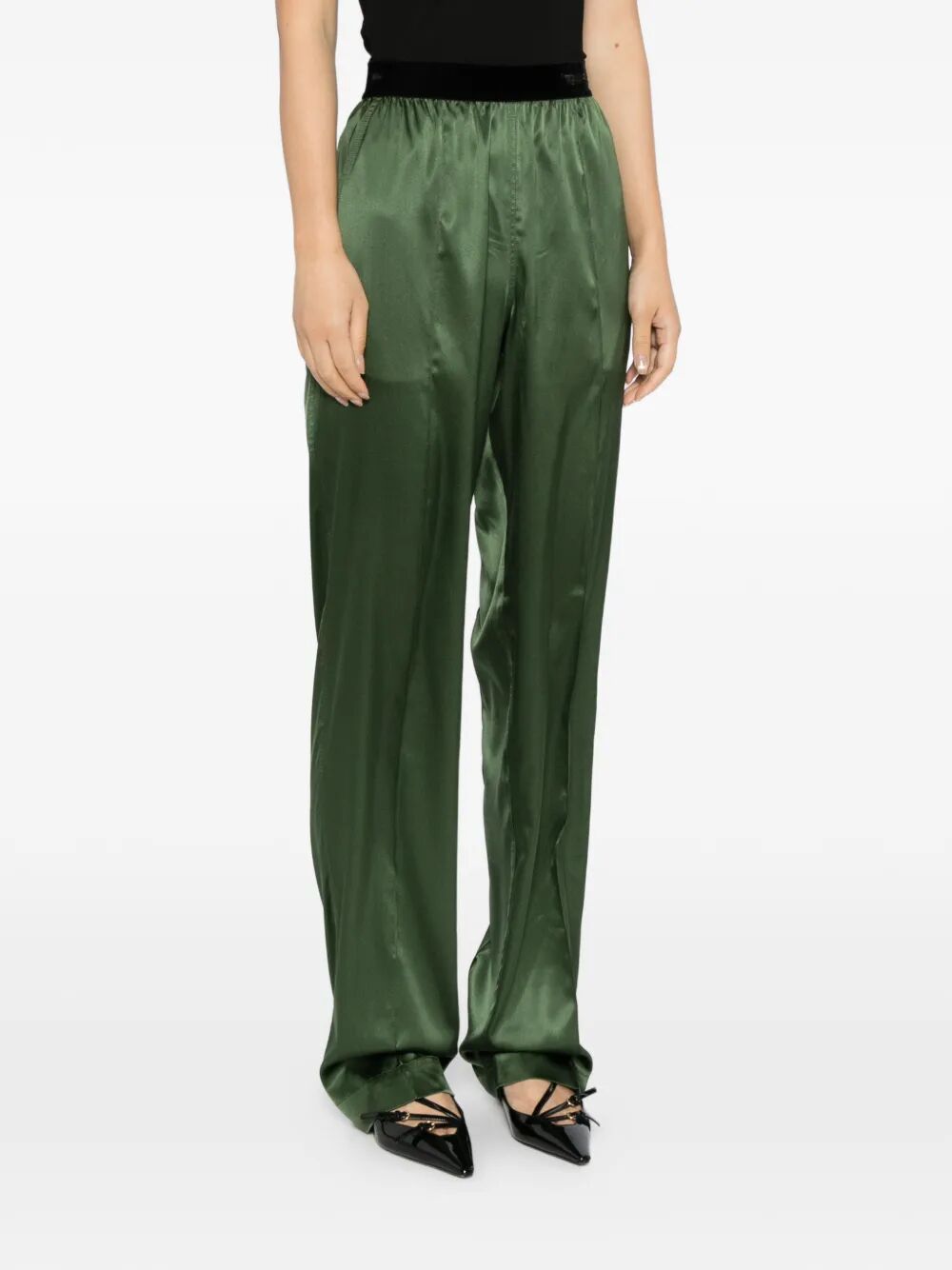 Tom Ford Women Stretch Silk Satin Pj Pants TOM FORD