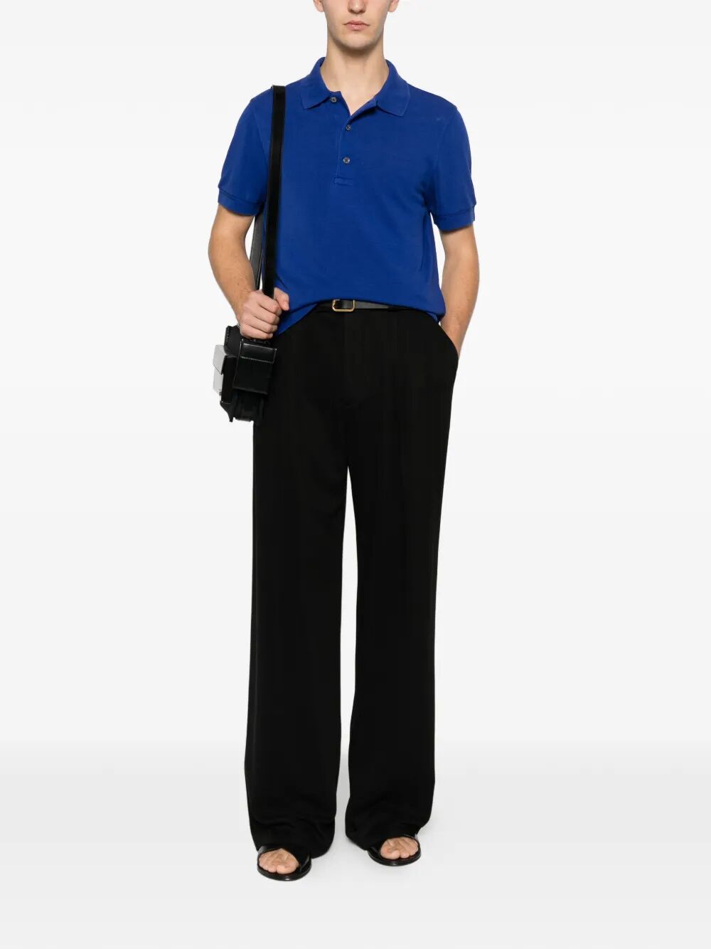 Tom Ford Men Cotton Piqué Polo Shirt TOM FORD
