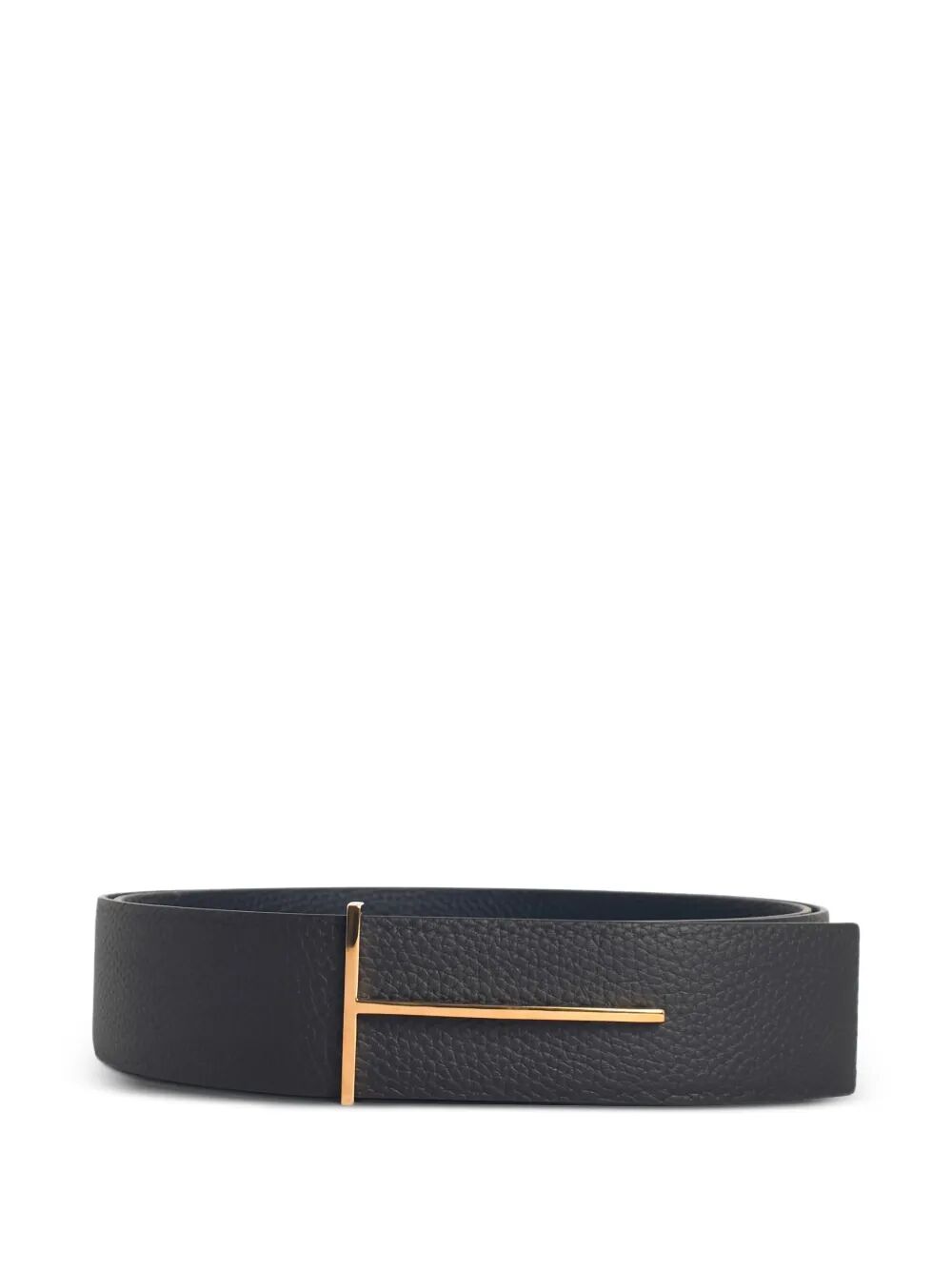 Tom Ford Men Grained Leather Slim T Reversible Belt TOM FORD
