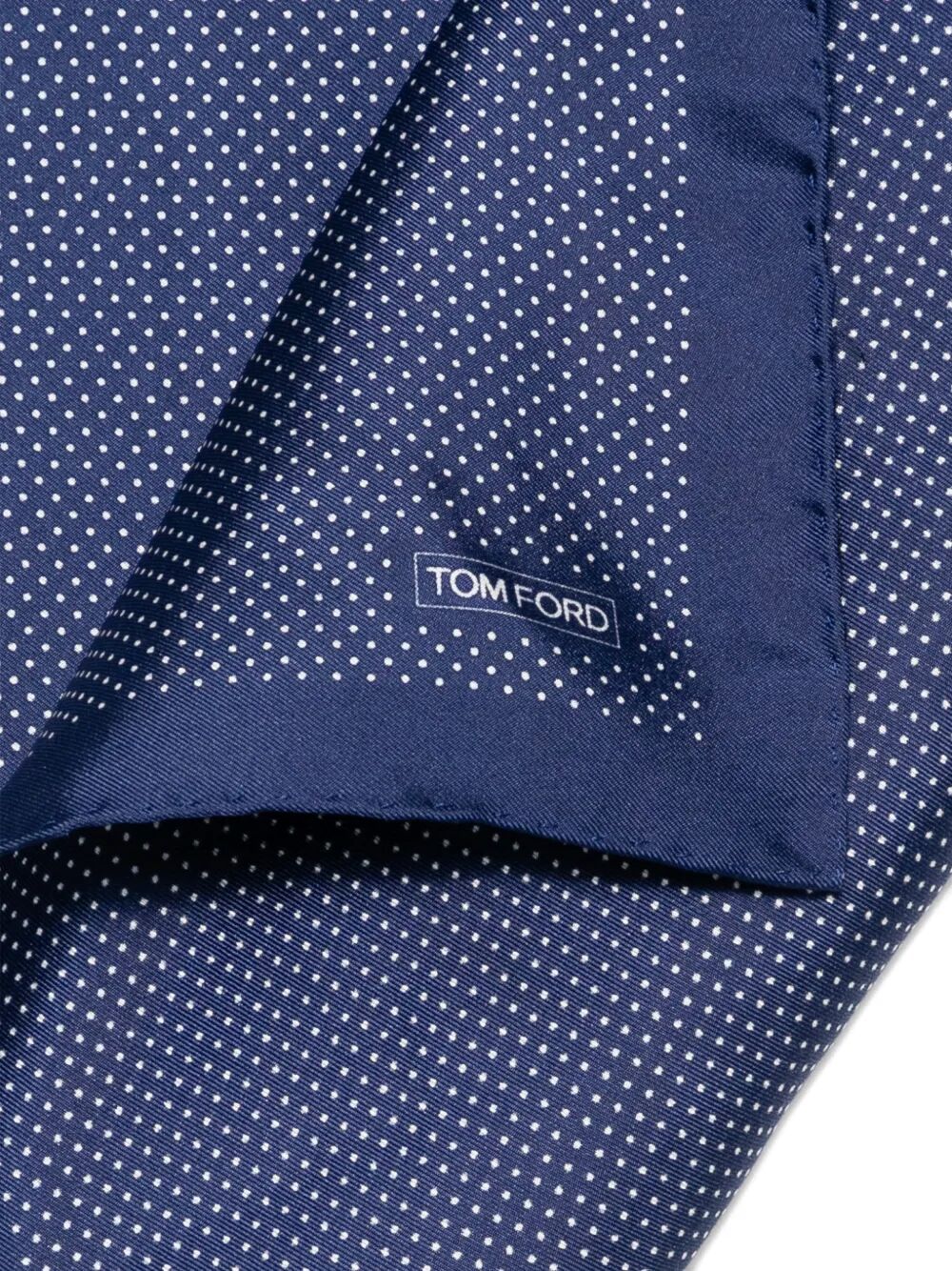 Tom Ford Men Dot-Print Silk Pocket Square TOM FORD