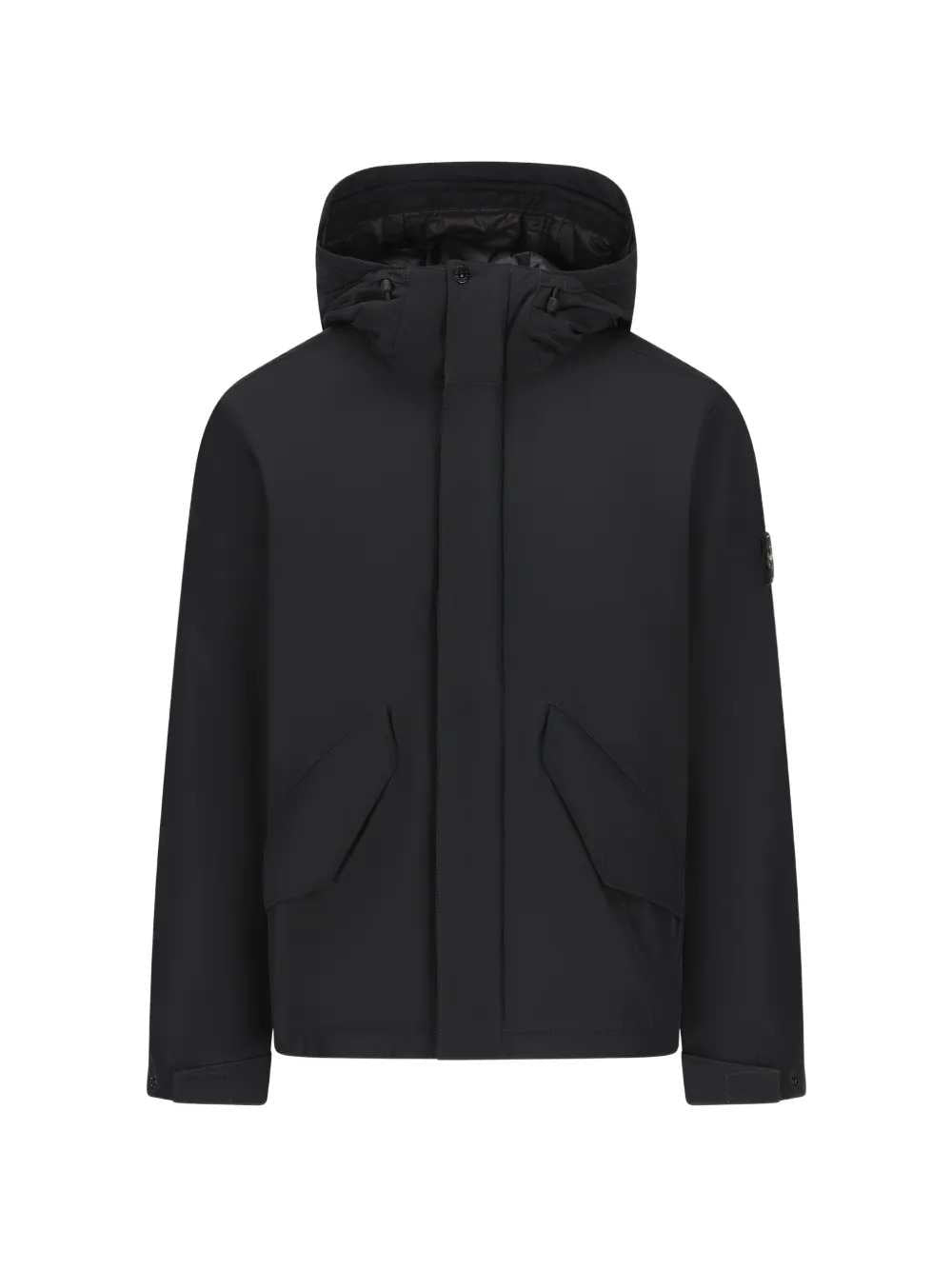Stone Island Men Logo-Patch Hooded Sweatshirt STONE ISLAND