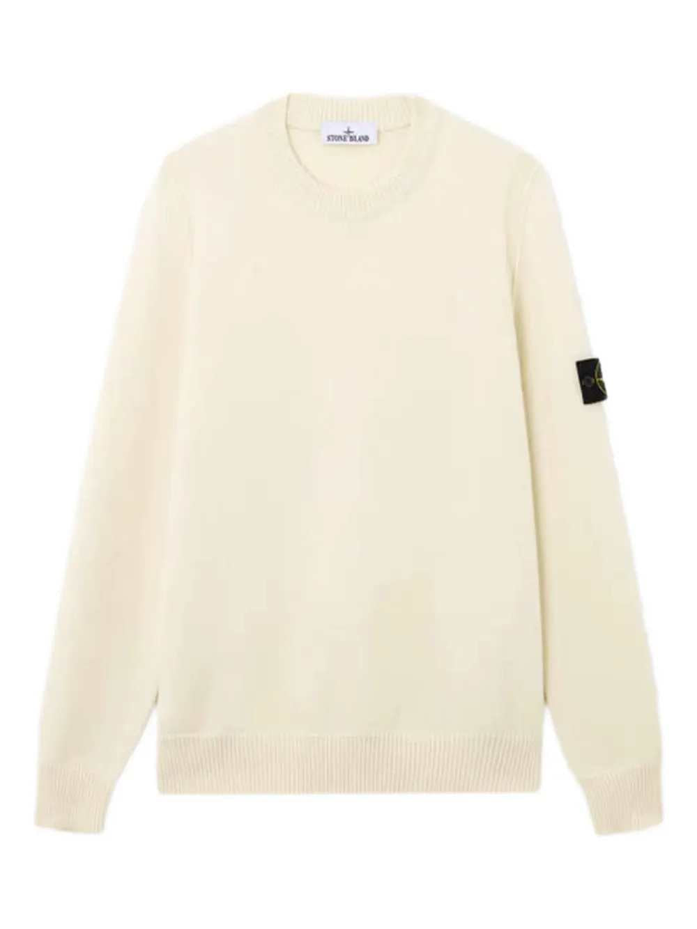 Stone Island Men Striped Logo Sweater STONE ISLAND