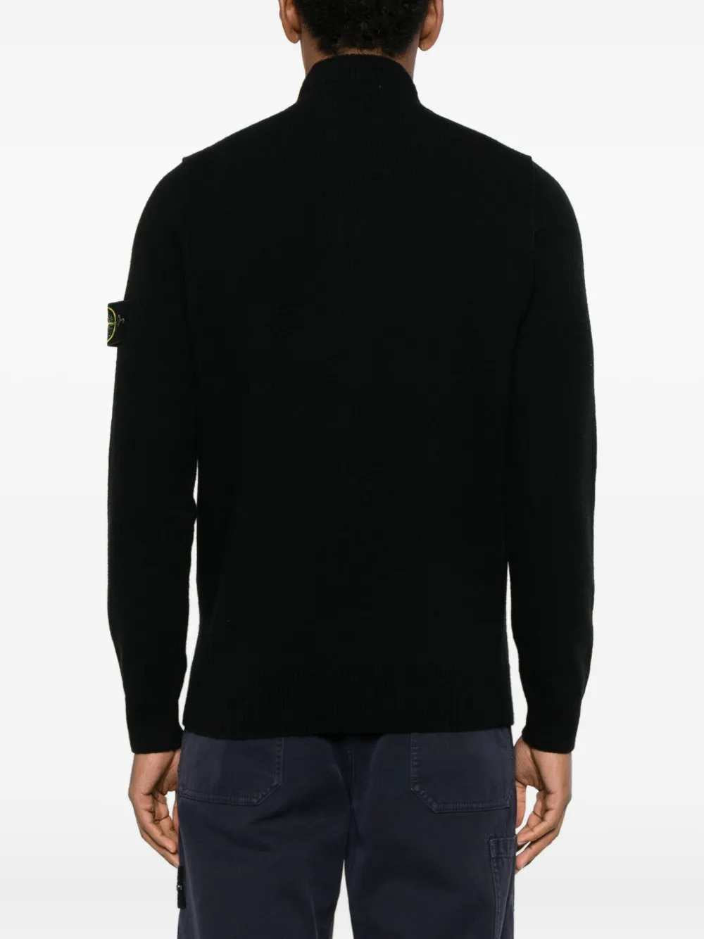 Stone Island Men Button-Detail High-Neck Sweater STONE ISLAND