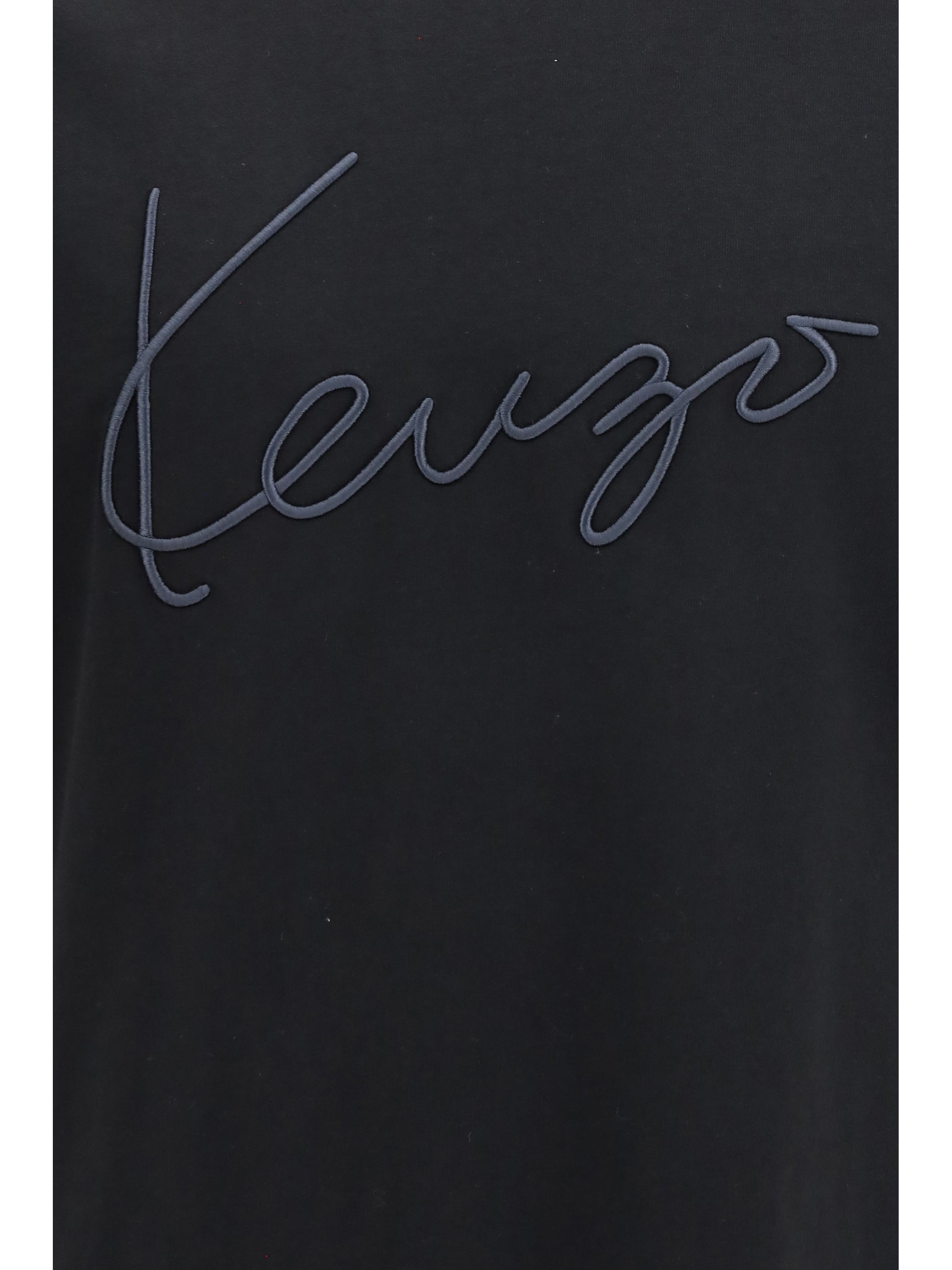 Kenzo Men Embroidered Signature Cotton T-Shirt KENZO