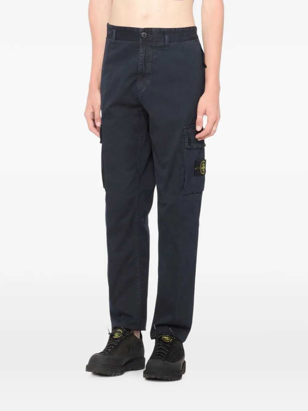 Stone Island Men Cargo Pocket Trousers STONE ISLAND