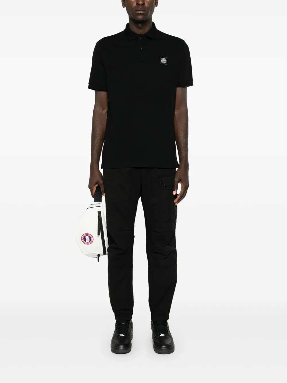 Stone Island Men Logo-Patch Polo Shirt STONE ISLAND