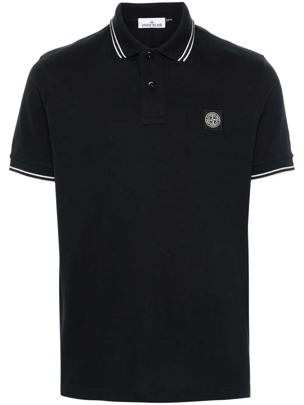 Stone Island Men Compass Patch Polo Shirt STONE ISLAND