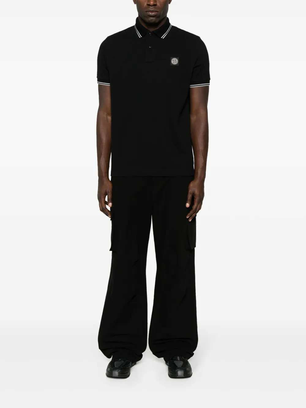 Stone Island Men Polo Shirt With Contrasting Trims STONE ISLAND