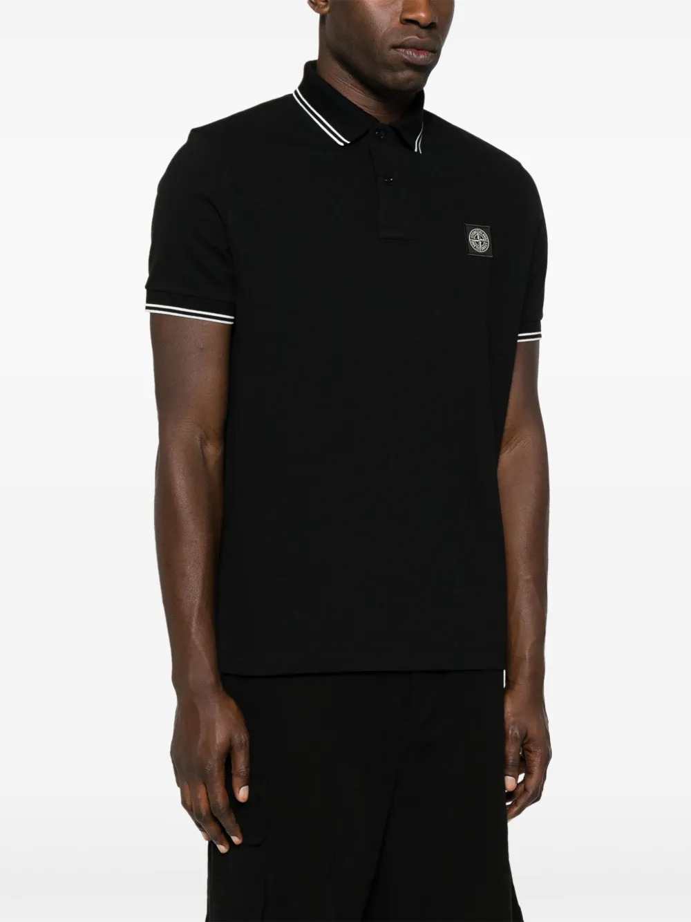 Stone Island Men Polo Shirt With Contrasting Trims STONE ISLAND