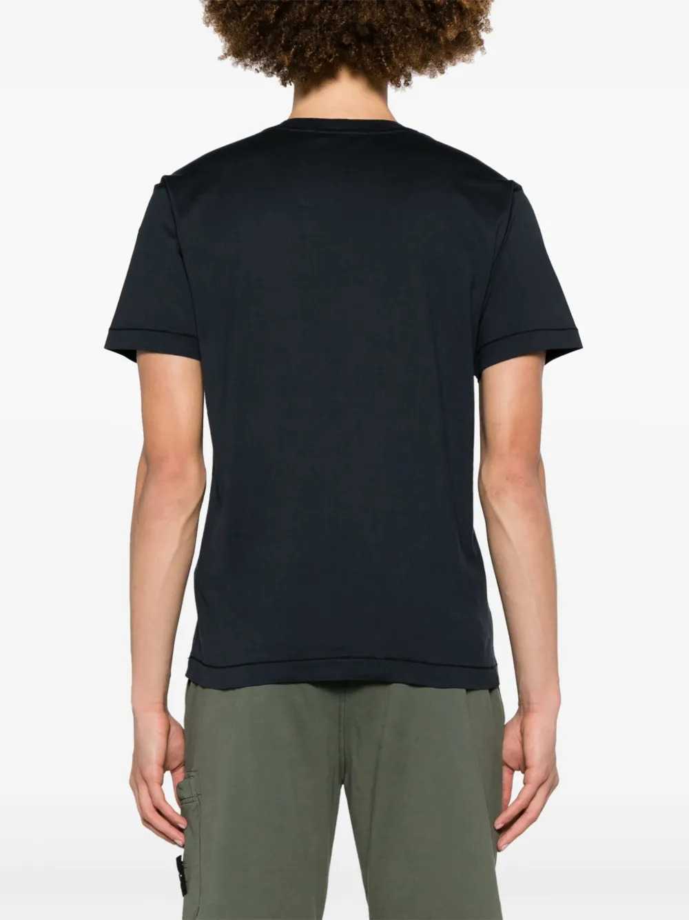 Stone Island Men T-Shirt With Logo Appliqué STONE ISLAND