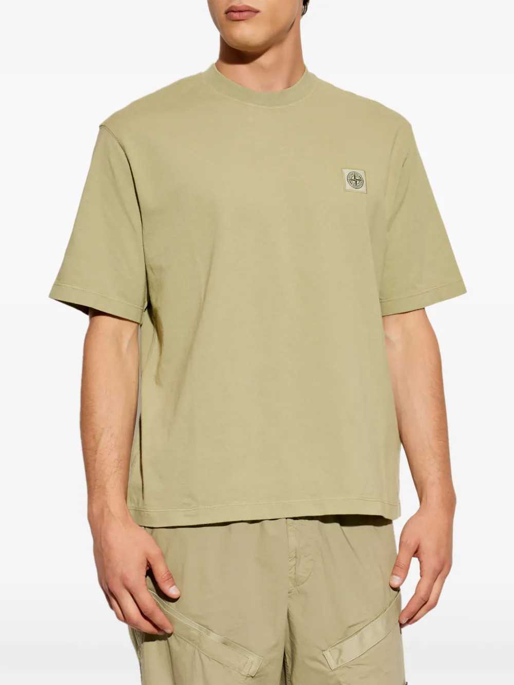 Stone Island Men Logo Patch T-Shirt STONE ISLAND