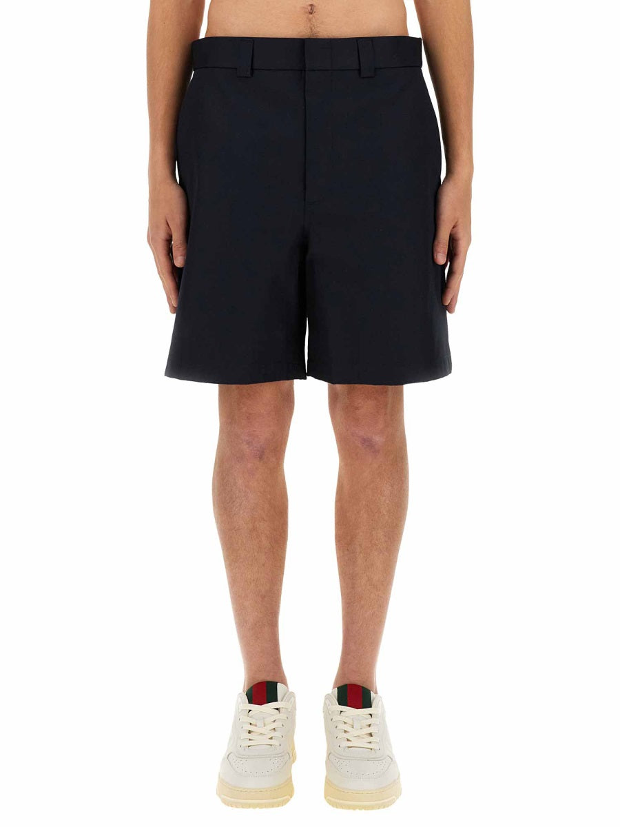 Gucci Men Web Ribbon Shorts GUCCI