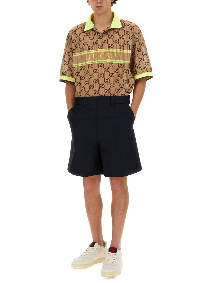 Gucci Men Web Ribbon Shorts GUCCI