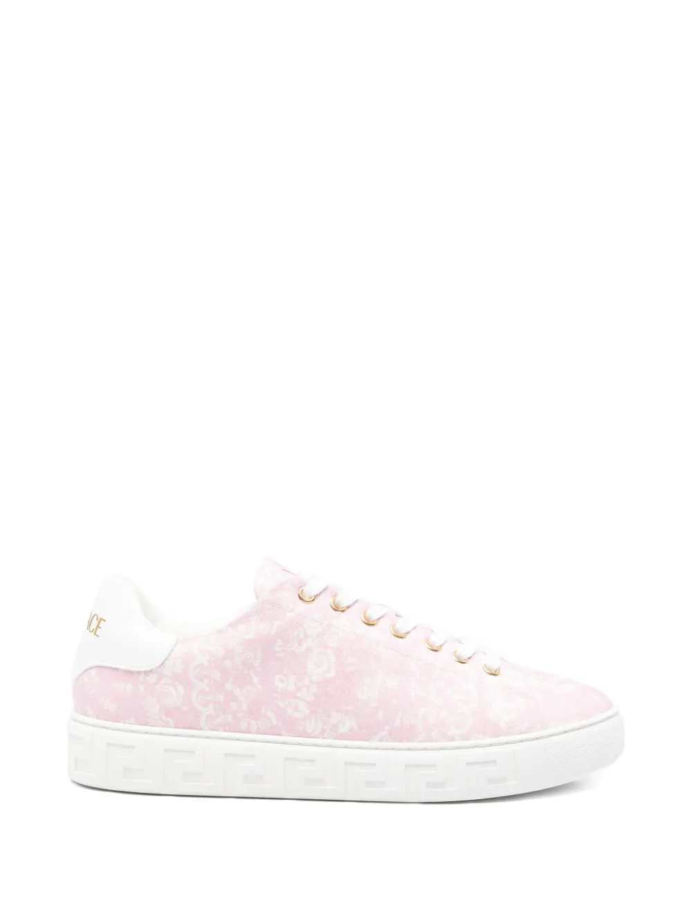 Versace Women Low-Top Sneakers With Baroque Pattern VERSACE