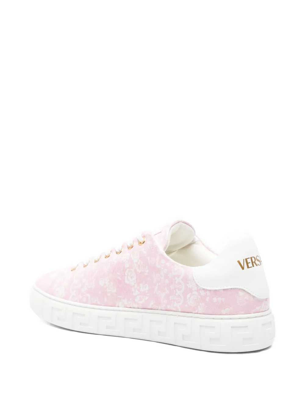 Versace Women Low-Top Sneakers With Baroque Pattern VERSACE