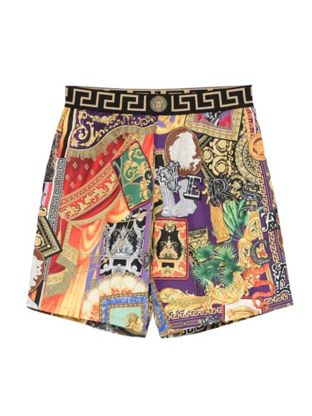 Versace Men Baroque-Print Swim Shorts VERSACE
