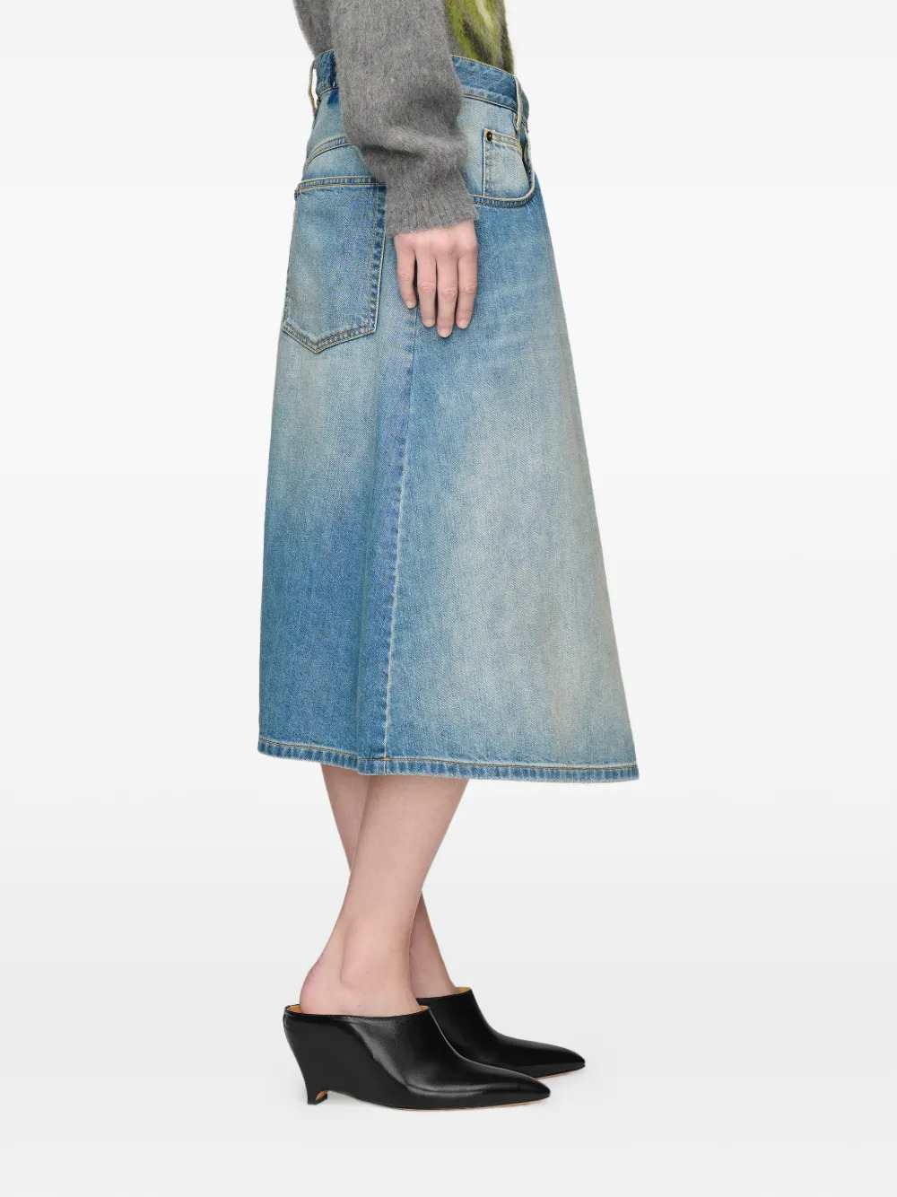 Maison Margiela Women Wrap-Style Denim Skirt MAISON MARGIELA