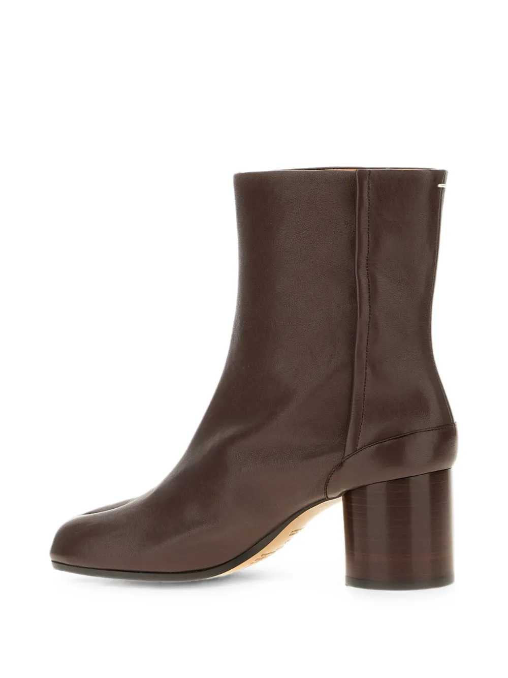 Maison Margiela Women Leather Tabi Ankle Boots