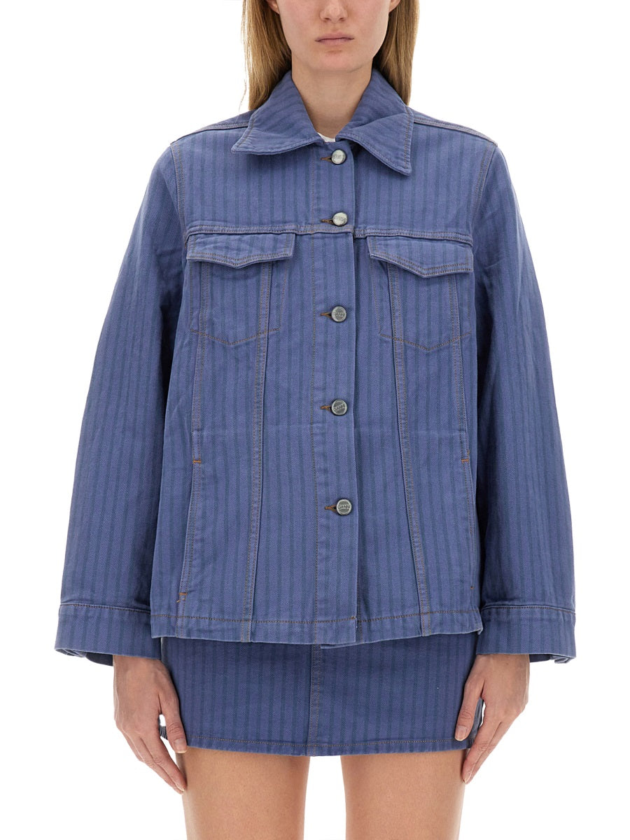 Ganni Women Denim Jacket GANNI