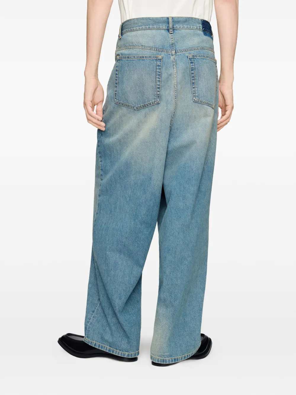 Maison Margiela Men Faded Wrap-Style Jeans MAISON MARGIELA