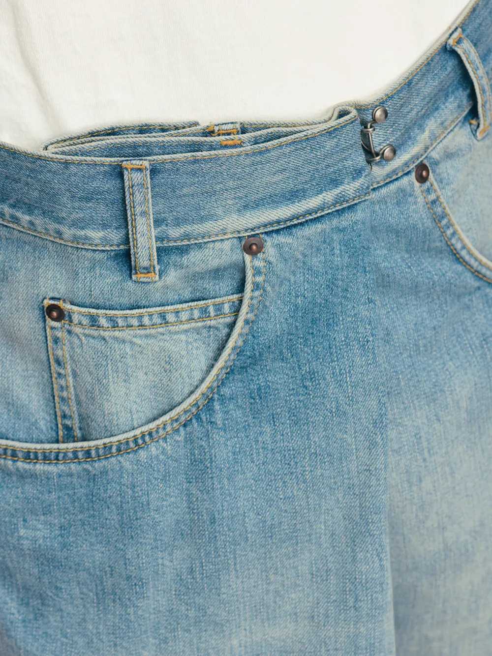 Maison Margiela Men Faded Wrap-Style Jeans MAISON MARGIELA