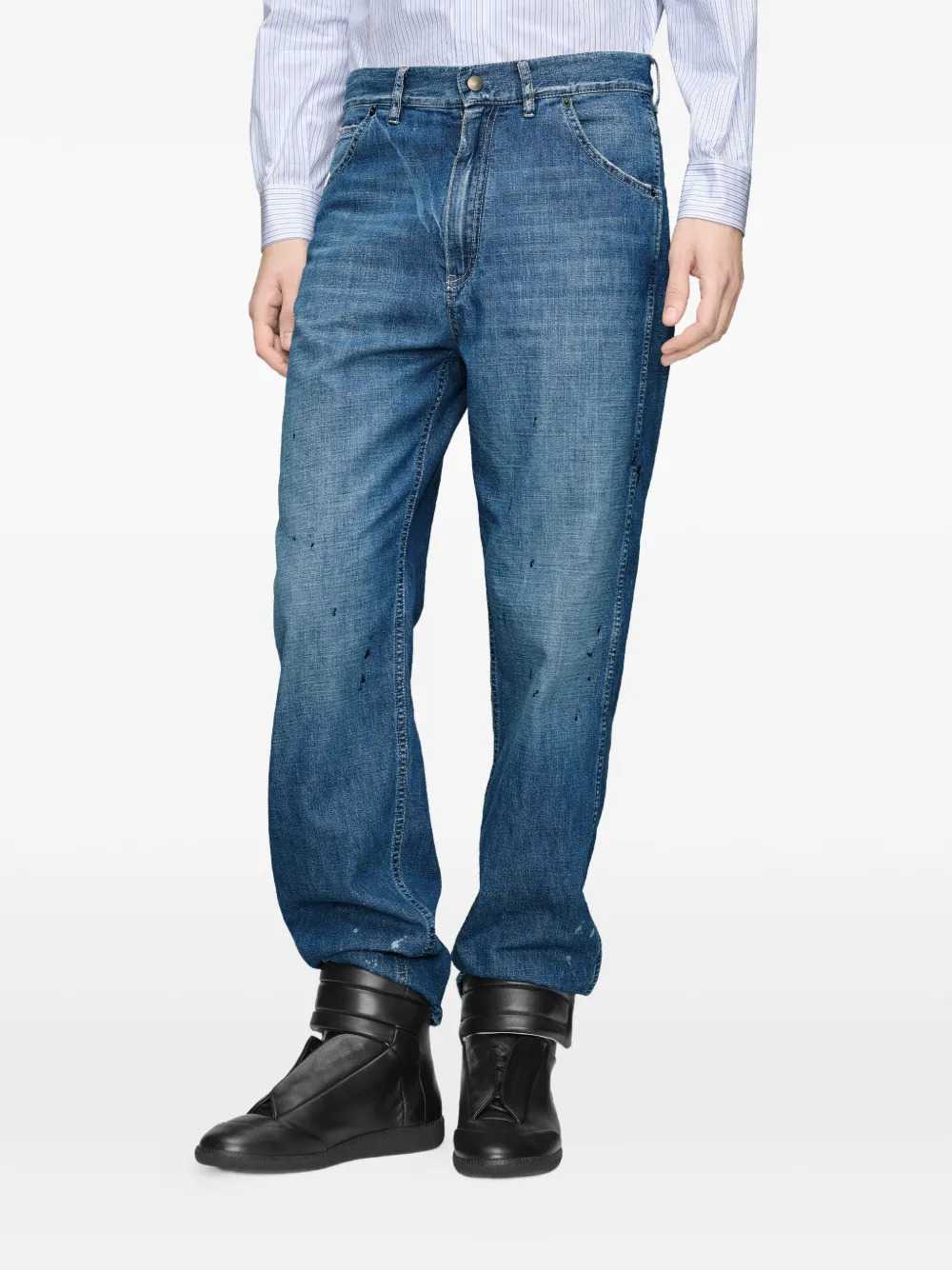 Maison Margiela Men Stain-Effect Jeans MAISON MARGIELA