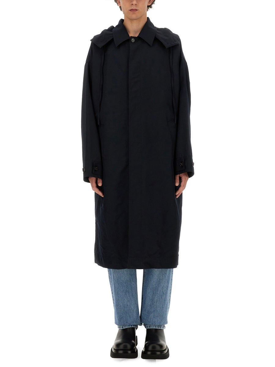 Bottega Veneta Men Hooded Trench Coat BOTTEGA VENETA