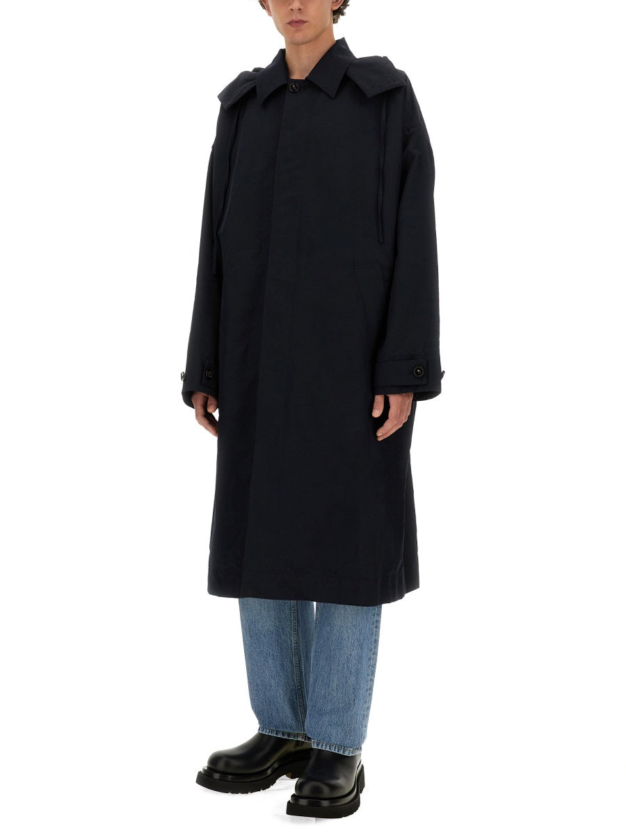 Bottega Veneta Men Hooded Trench Coat BOTTEGA VENETA