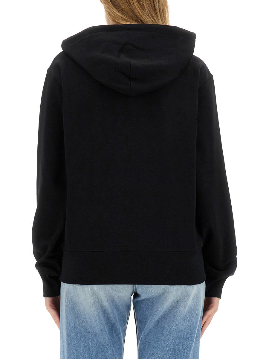 Acne Studios Women Sweatshirt With "Face" Patch ACNE STUDIOS