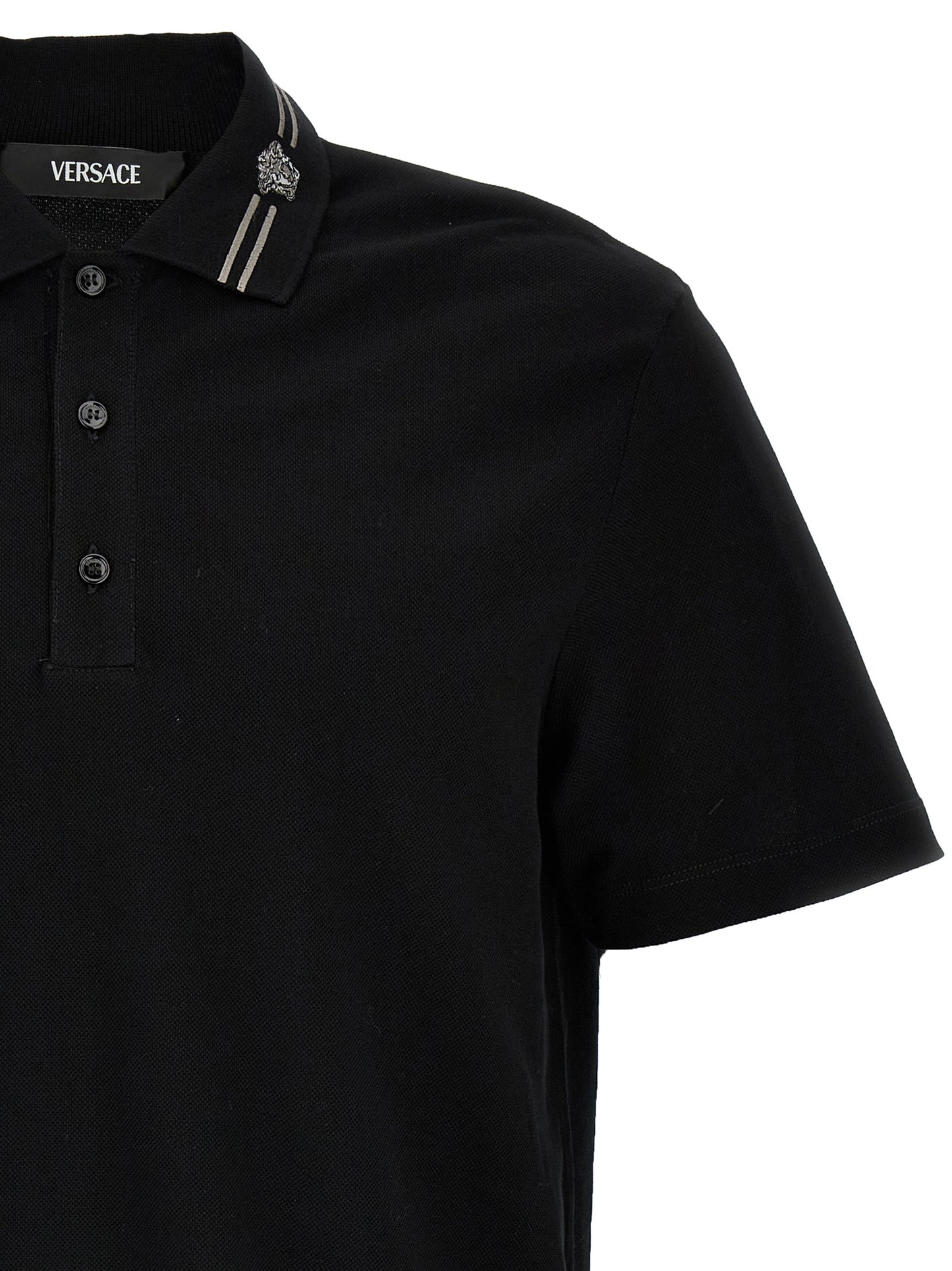 Versace Men 'Medusa Embroidery' Polo Shirt VERSACE