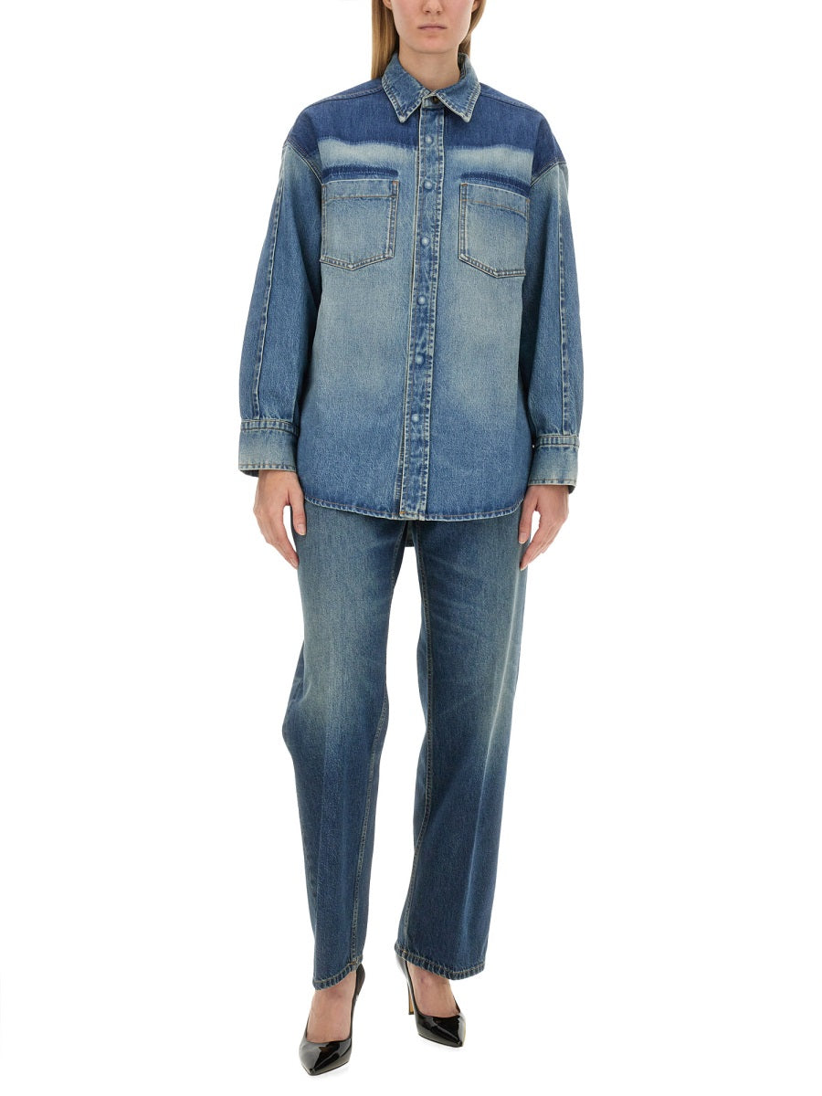 Victoria Beckham Women Denim Shirt VICTORIA BECKHAM