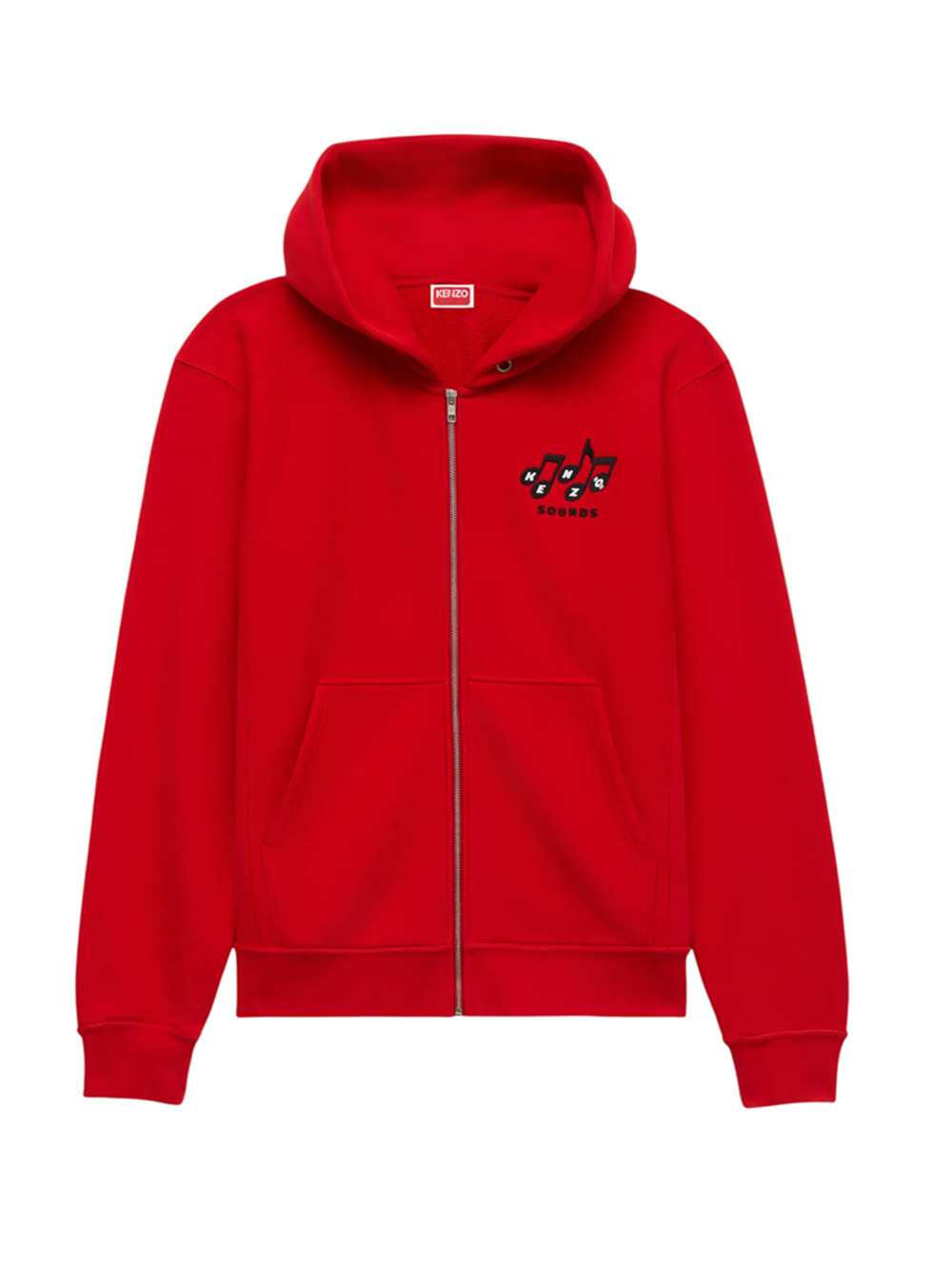 Kenzo Men `Kenzo Sounds` Cotton Zip-Up Hoodie KENZO