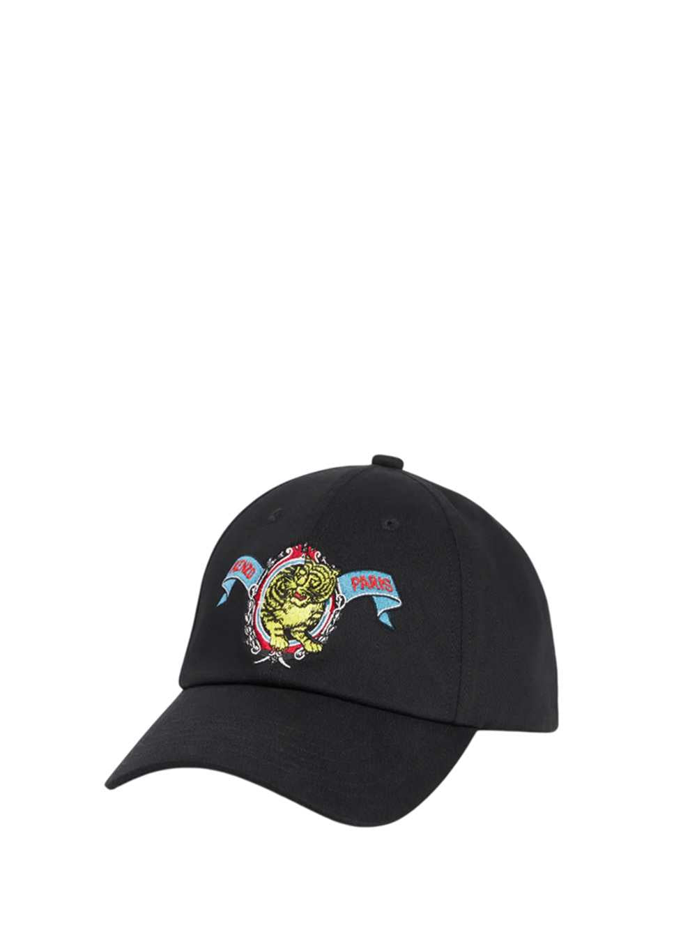 Kenzo Men Cotton Cap With `Kenzo Jumping Tiger` Embroidery KENZO