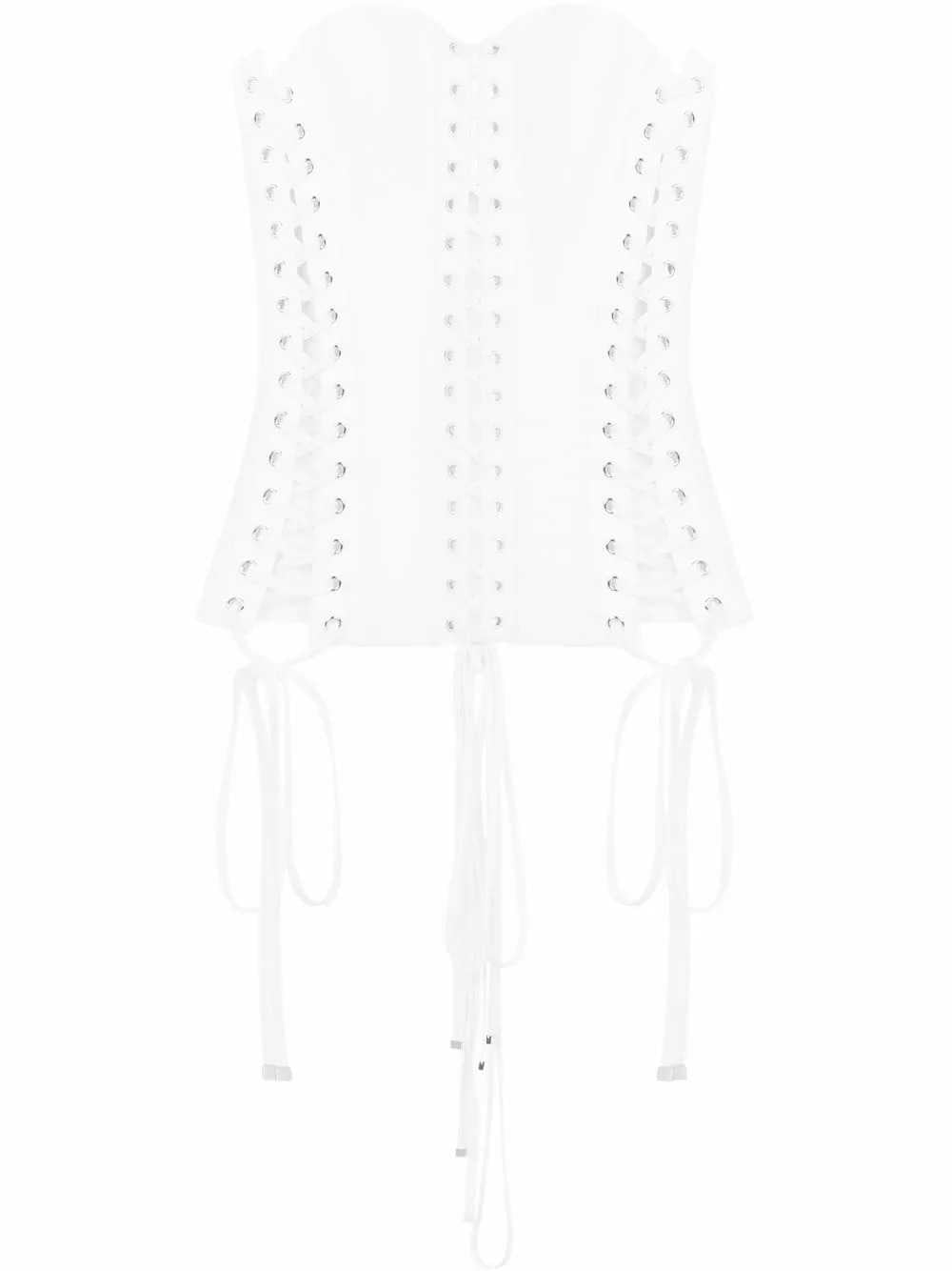 Dolce & Gabbana Women Gabardine Bustier Top DOLCE & GABBANA