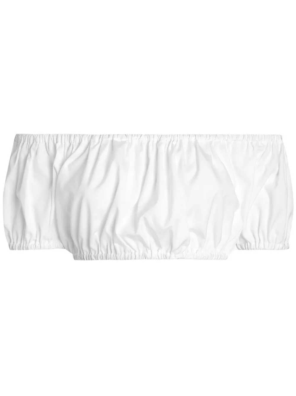 Dolce & Gabbana Women Ruched Cropped Top DOLCE & GABBANA