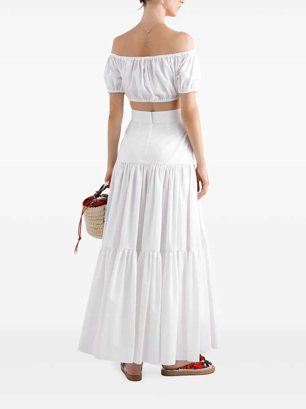 Dolce & Gabbana Women Ruched Cropped Top DOLCE & GABBANA