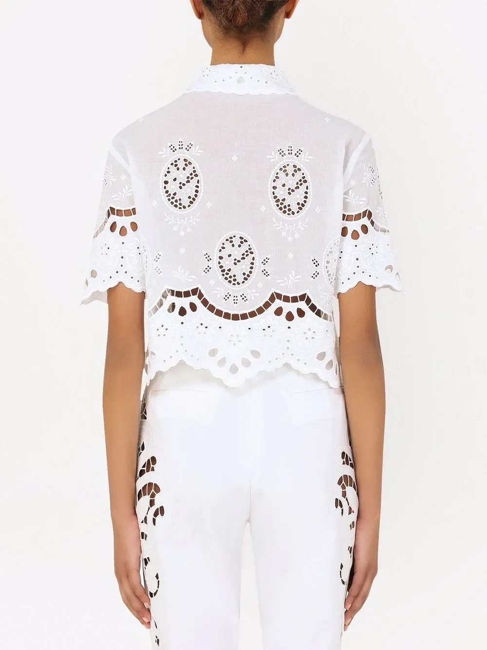 Dolce & Gabbana Women Embroidered Polo Shirt DOLCE & GABBANA