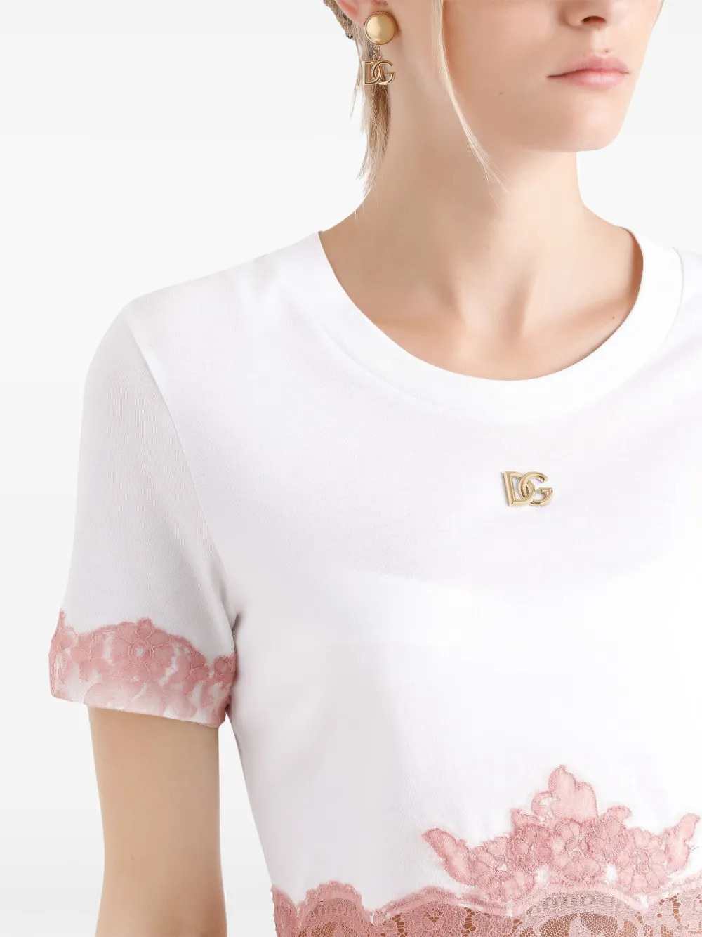 Dolce & Gabbana Women Dna T-Shirt With Dg Logo DOLCE & GABBANA