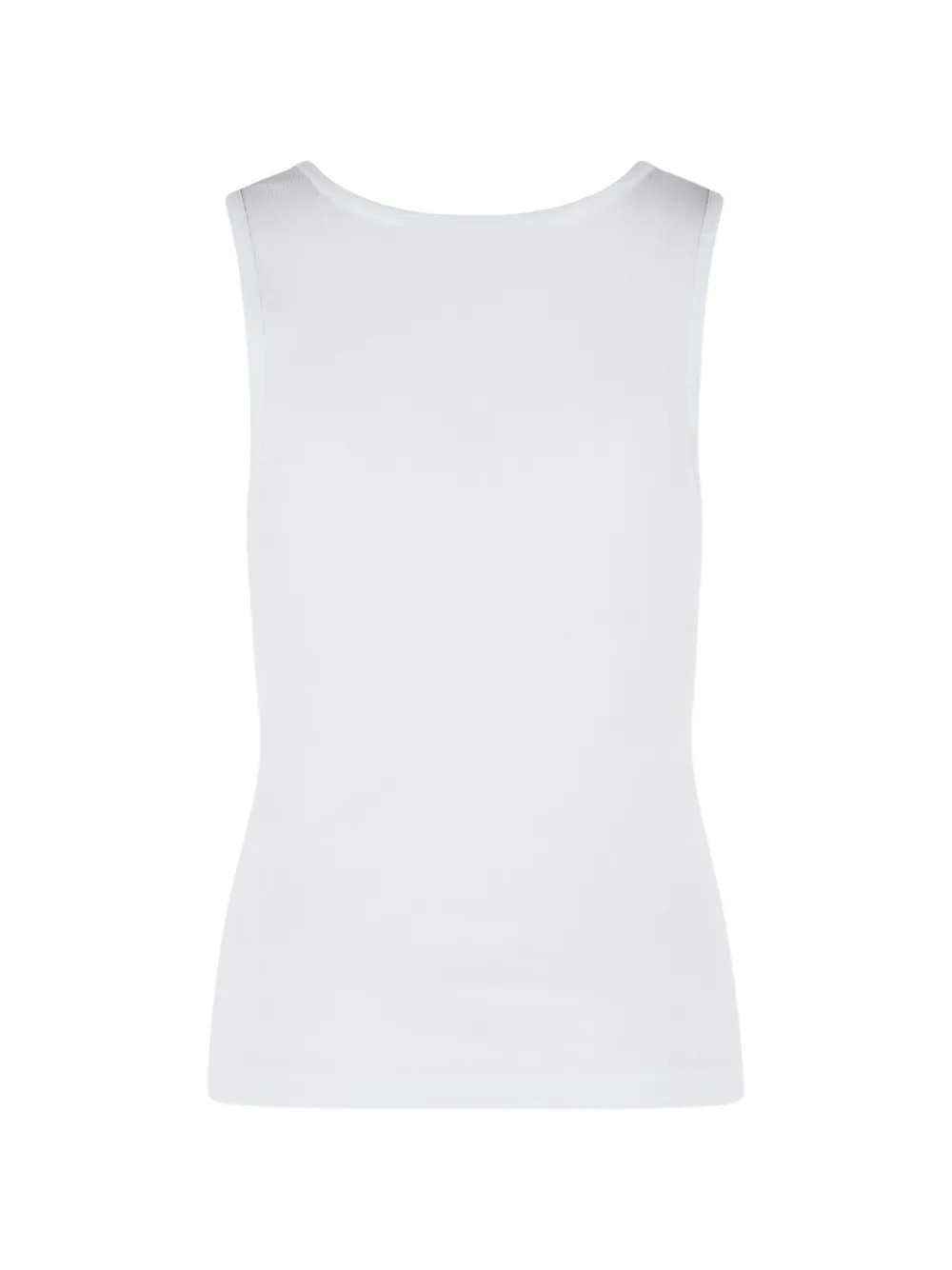 Dolce & Gabbana Women Ribbed Tank Top With Logo DOLCE & GABBANA