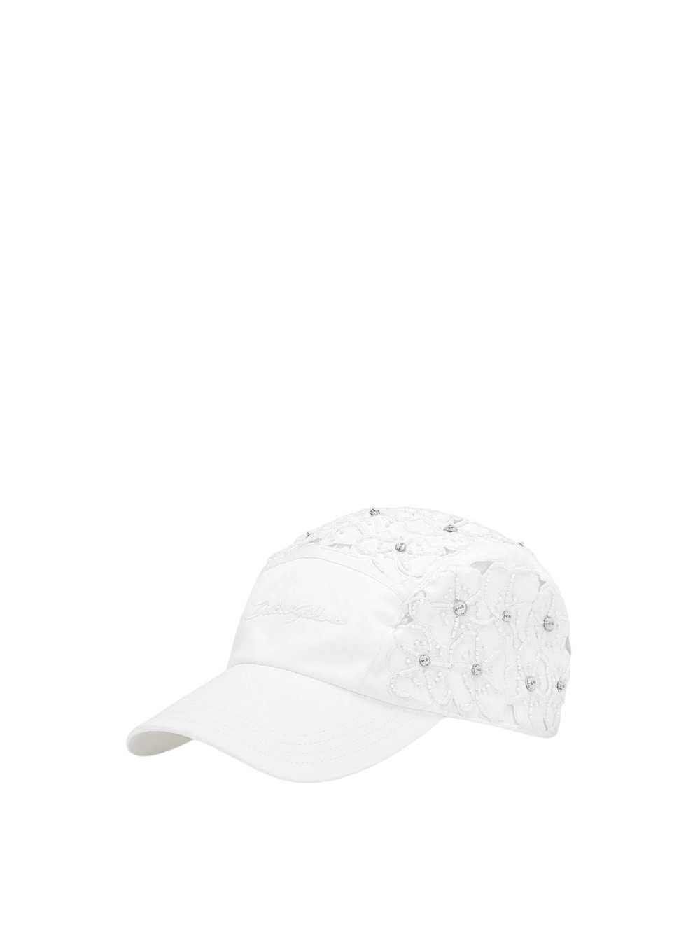 Dolce & Gabbana Women Drill Baseball Cap With Rhinestones DOLCE & GABBANA