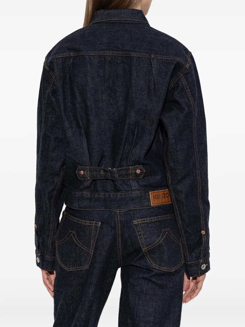 Kenzo Women Floral-Pattern Denim Jacket KENZO