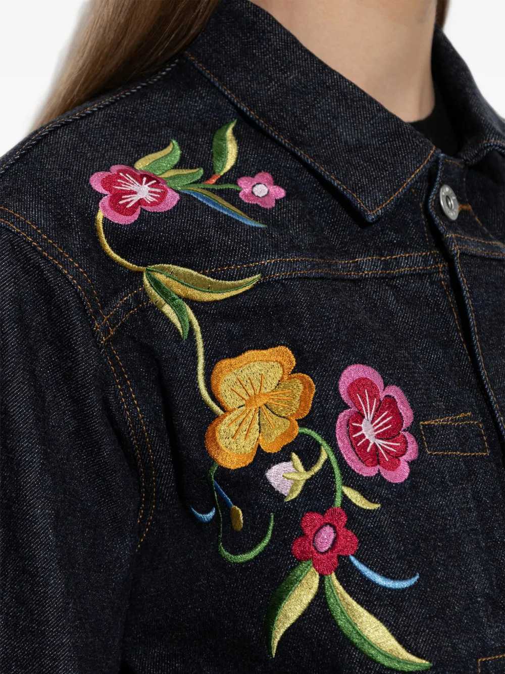 Kenzo Women Floral-Pattern Denim Jacket KENZO