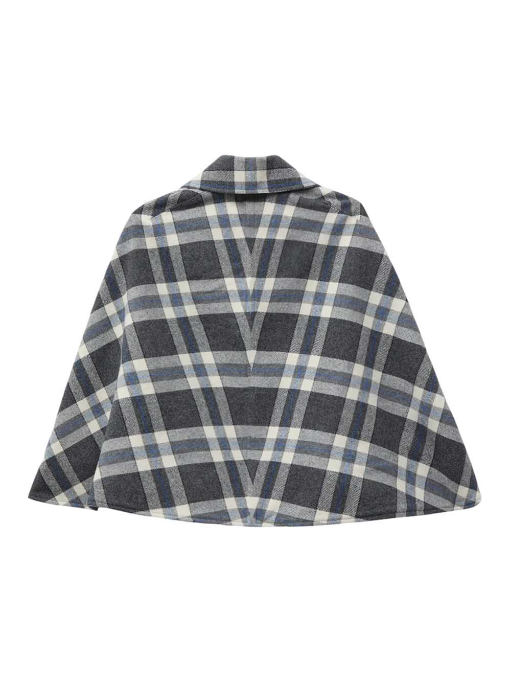 Kenzo Women `Kenzo Checks` Wool-Blend Military Cape KENZO