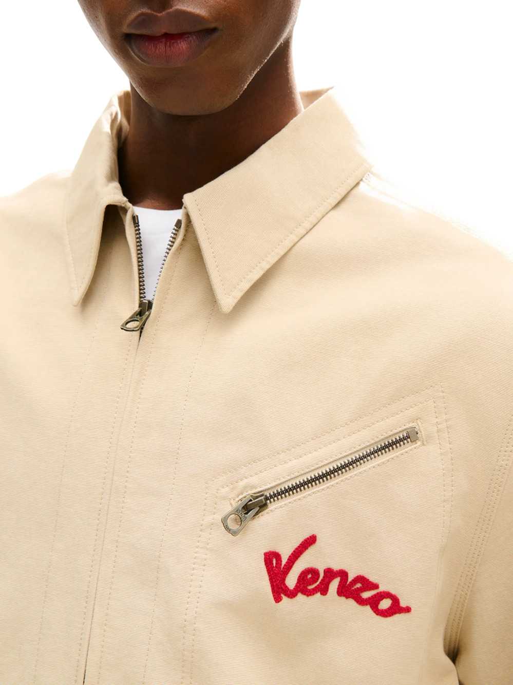 Kenzo Men `Kenzo Varsity` Embroidered Cotton Jacket KENZO