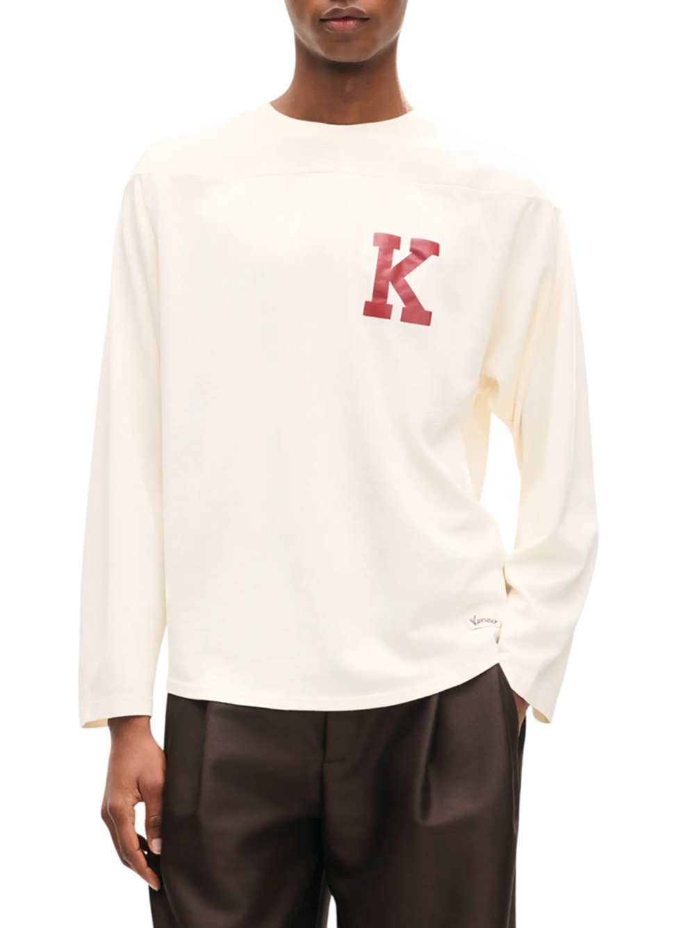 Kenzo Men ‘Kenzo Varsity’ Long-Sleeve Cotton T-Shirt KENZO
