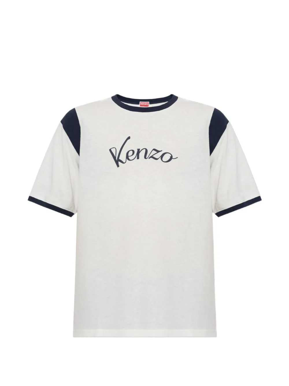 Kenzo Men College-Style Cotton T-Shirt KENZO